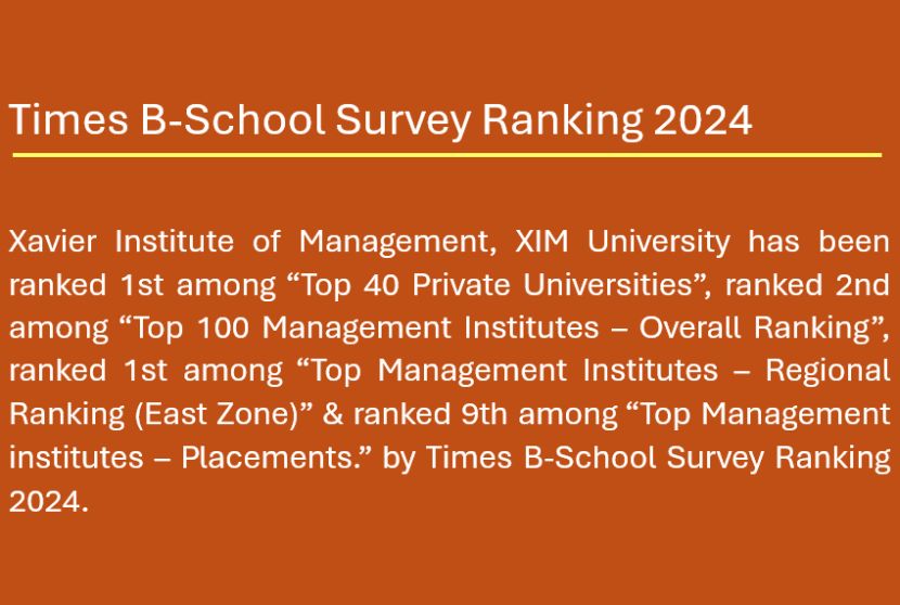 Times B School Survey Ranking 2024