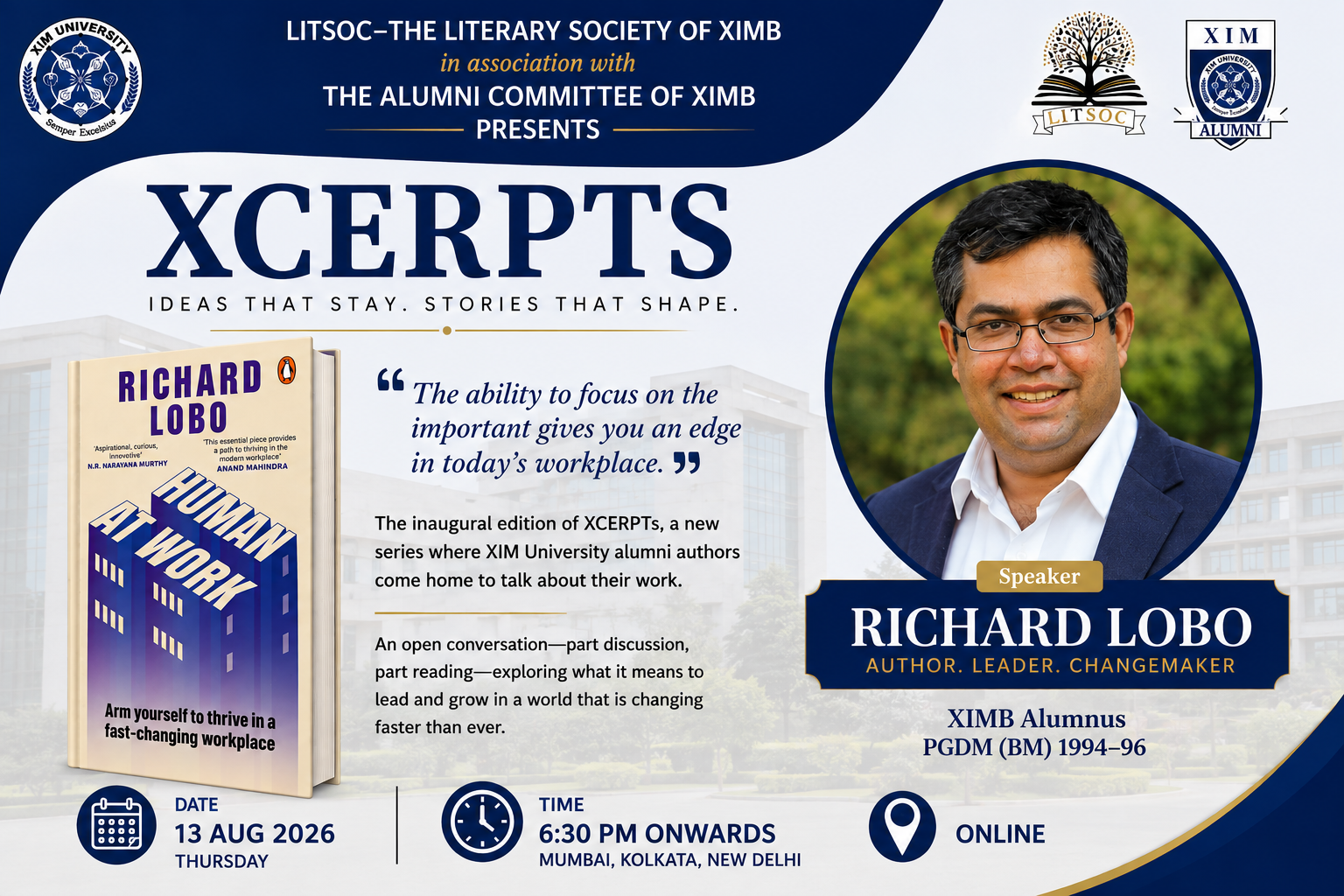 XCERPTs: An Evening with Mr. Richard Lobo